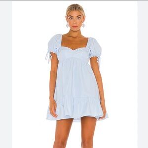 Amanda Uprichard Sicily Dress in Powder Blue